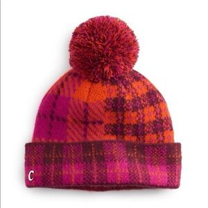 Circus Plaid Hat with Pom